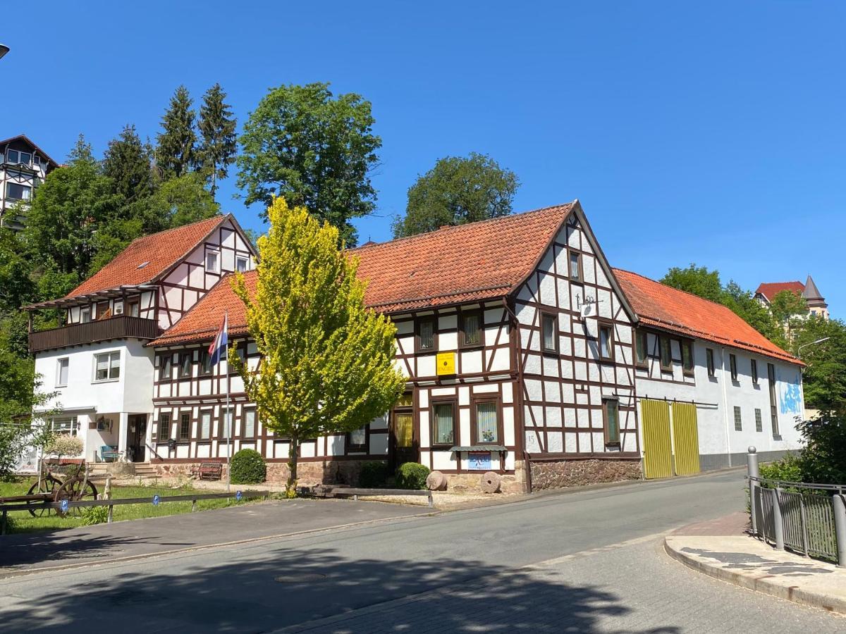 Hotel Pension Gelpkes Muehle Bad Sachsa Exterior foto