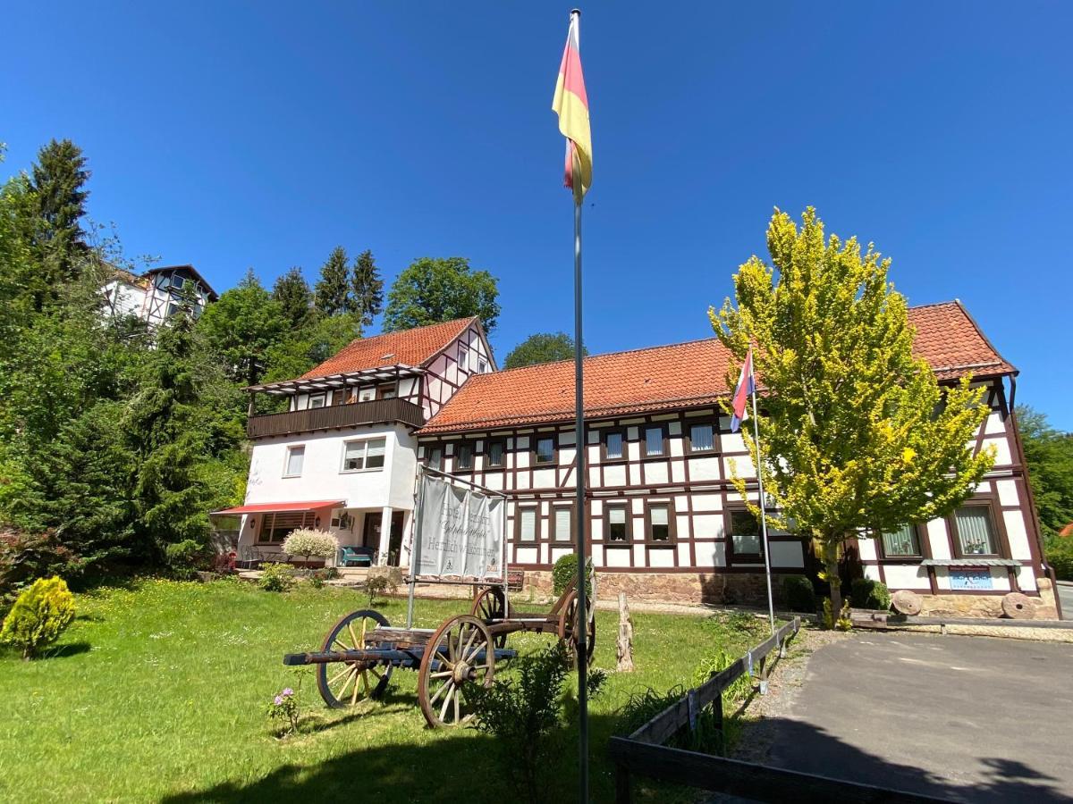 Hotel Pension Gelpkes Muehle Bad Sachsa Exterior foto